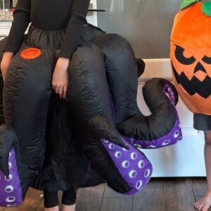Black and Purple Inflatable Octopus Costume